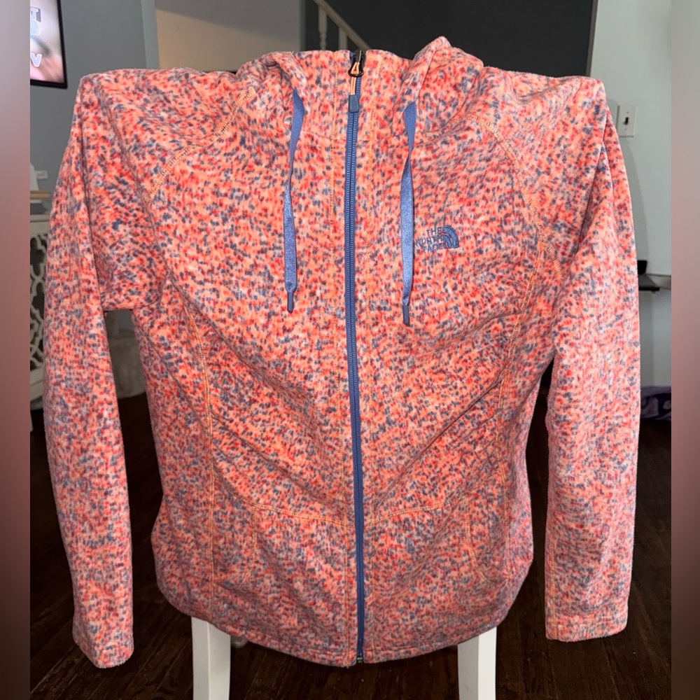 The North Face Peach Hooded Fleece sz Medium